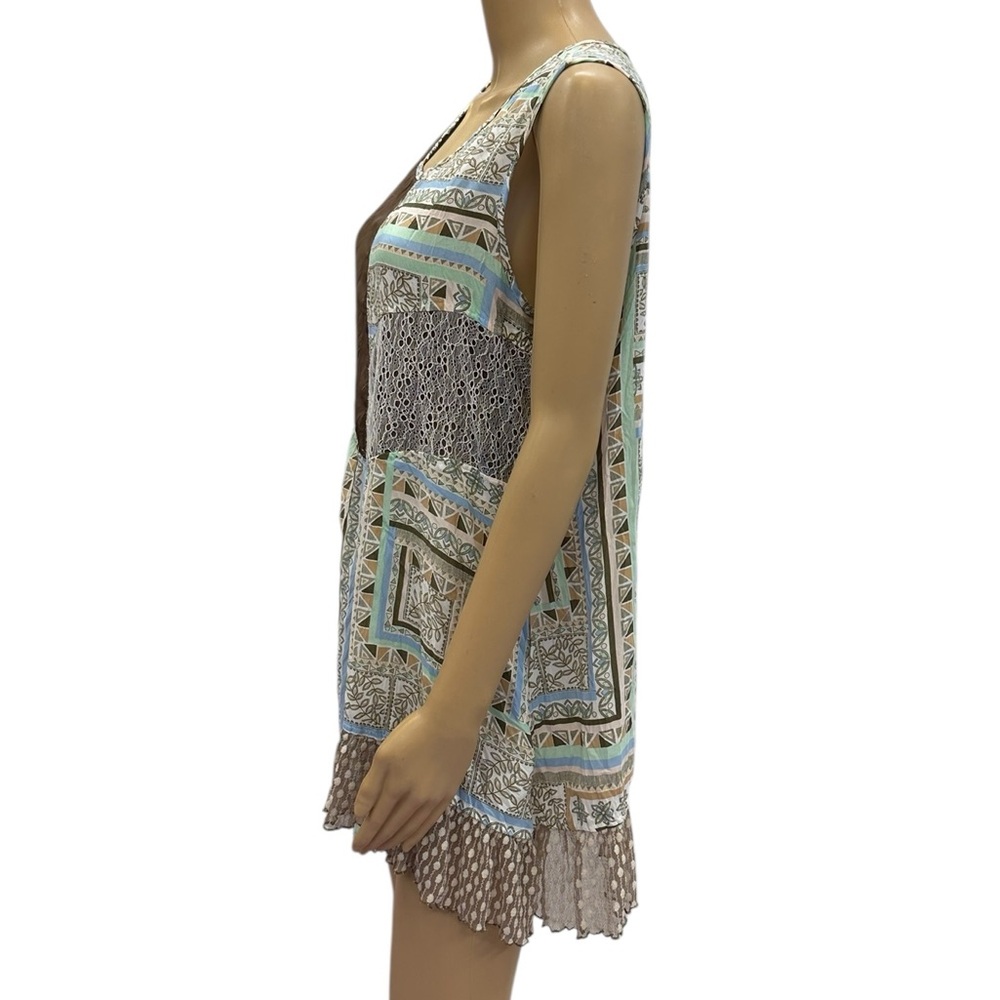 Threadz Australia Sleeveless Patchwork Asymmetric… - image 5